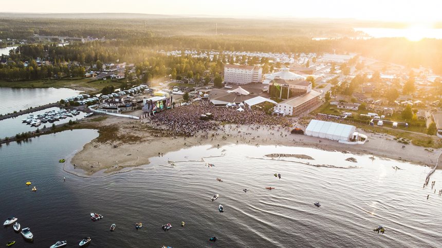 Piteå had the most guest nights